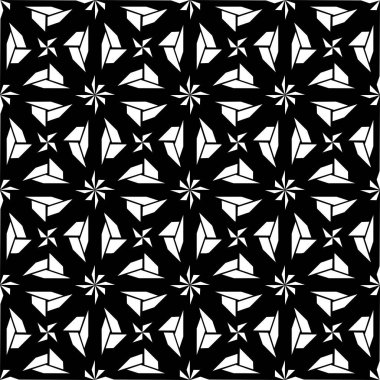 siyah-beyaz desen vektör 