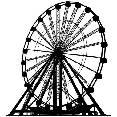 Atlıkarınca Siluet Vektörü 57. Beyaz Arkaplanda İzole Edilmiş Atlıkarıncanın Vektör İllüstrasyonu.