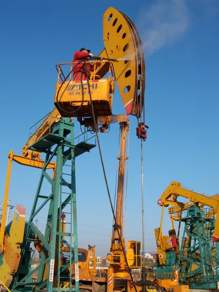 China daqing oil field, — Stock Photo, Image