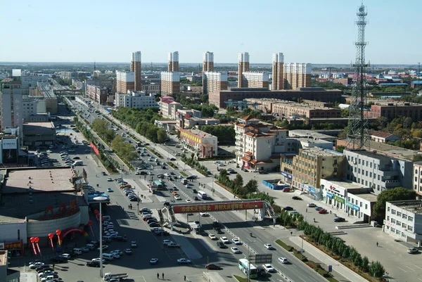 Cidades chinesas, arquitetura chinesa , — Fotografia de Stock