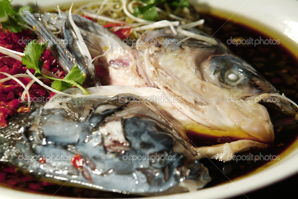 Resultado de imagen para comida china  cabeza de pez