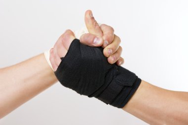 iki el bilek güreşi sıktı