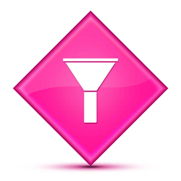 Filter Icon Isolated Special Pink Diamond Button Abstract Illustration — Stock Photo, Image
