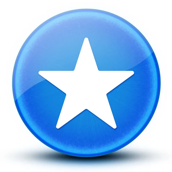 Hvězdné Oční Bulvy Lesklé Modré Kulaté Tlačítko Abstraktní Ilustrace — Stock fotografie