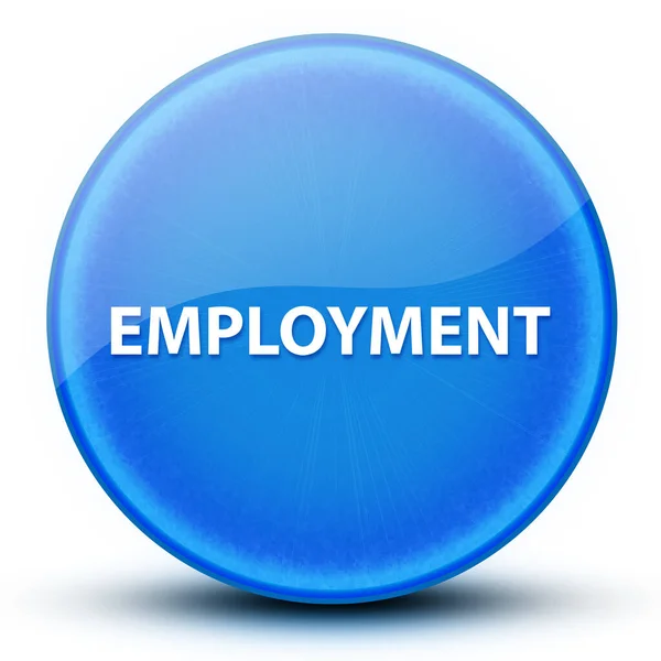 Employment Eyeball Glossy Elegant Blue Button Abstract Illustration — Stock Photo, Image