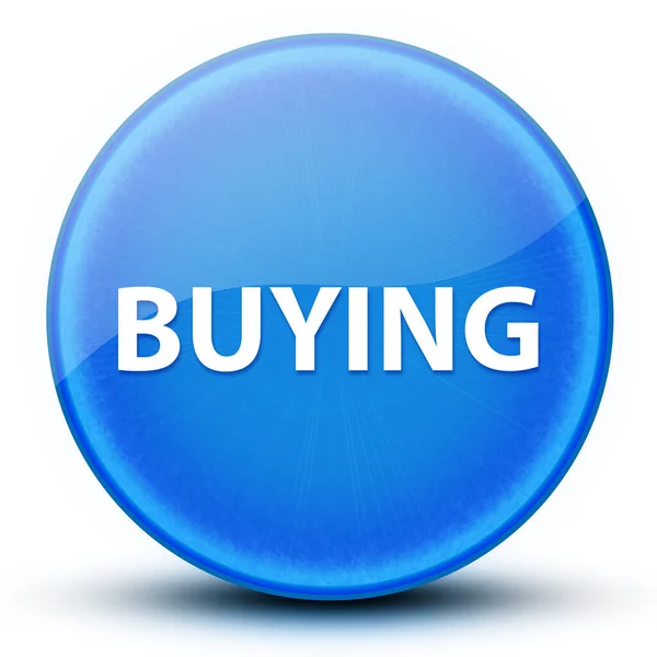 Buying Eyeball Glossy Elegant Blue Button Abstract Illustration — Stock Photo, Image