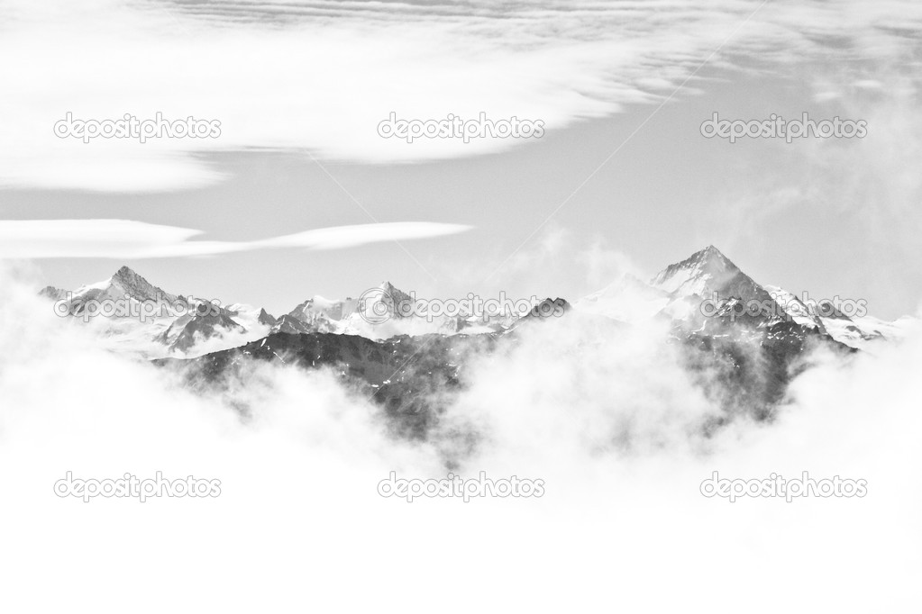 Alps landscape.
