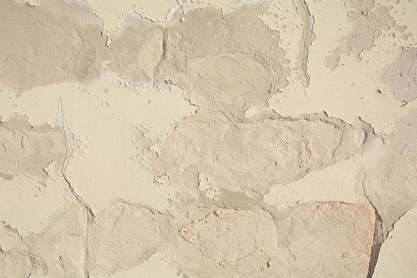 Pared Vieja Gris Blanca Con Yeso Dañado Mal Estado Cemento — Foto de Stock