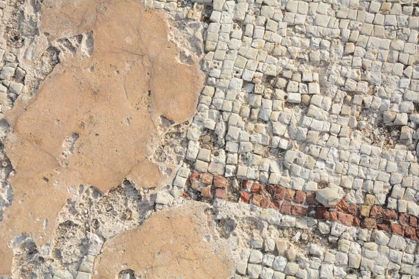 Oude Caesarea Mozaïek Ruïnes Israël — Stockfoto