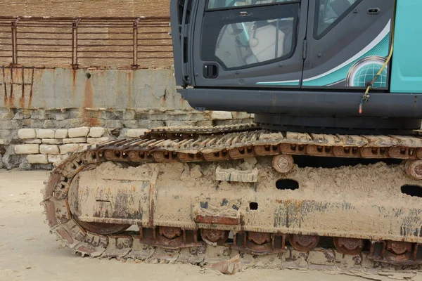 Caterpillar Excavator Excavator Construction Site — Stockfoto