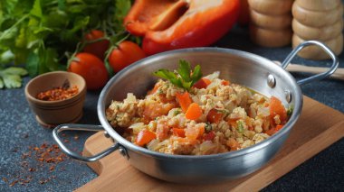 Revoltillo de Huevos, Dominicana usulü omlet.