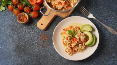 Revoltillo de Huevos, Dominicana usulü omlet.