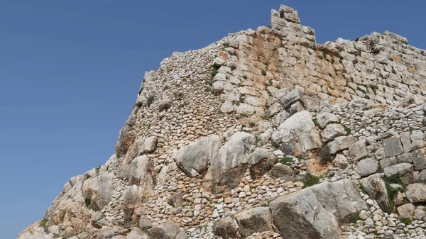 Φρούριο Nimrod Στο Ισραήλ Απομεινάρια Κάστρου Στα Ύψη Του Γκολάν — Φωτογραφία Αρχείου