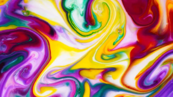 Abstract Colors Backgrounds Textures Oil Coloring Milk Creating Bright Colorful — Stok Foto