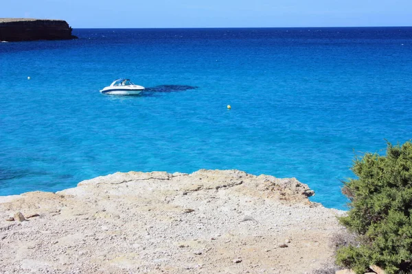 Destino Turístico Verão Por Excelência Ilhas Baleares Seu Mar Azul — Fotografia de Stock