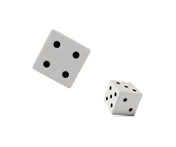 White and black cubes — Stock Photo, Image