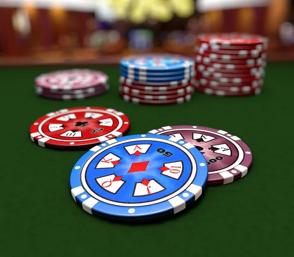 Fichas de Casino —  Fotos de Stock
