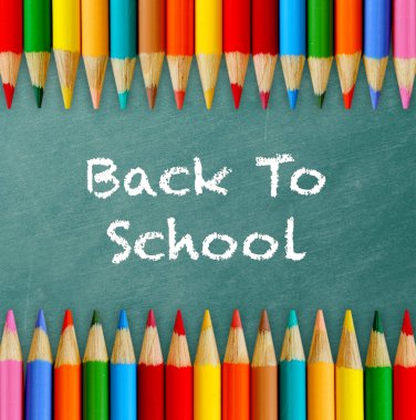 Okulun arka plan aksesuarı ile