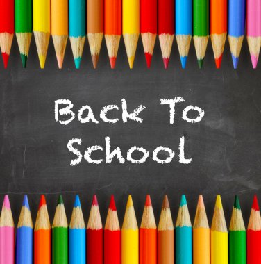 Okulun arka plan aksesuarı ile