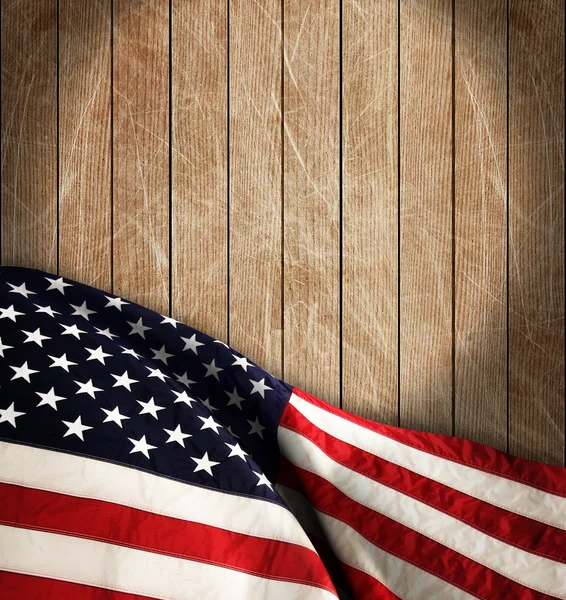 La bandera americana Imagen de archivo