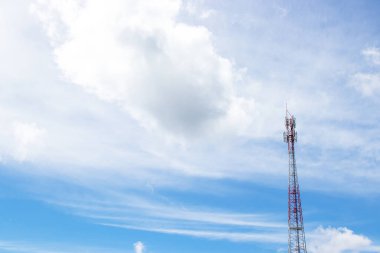 Bulutlu mavi gökyüzü