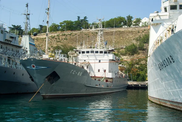 Warship — Stock Photo, Image