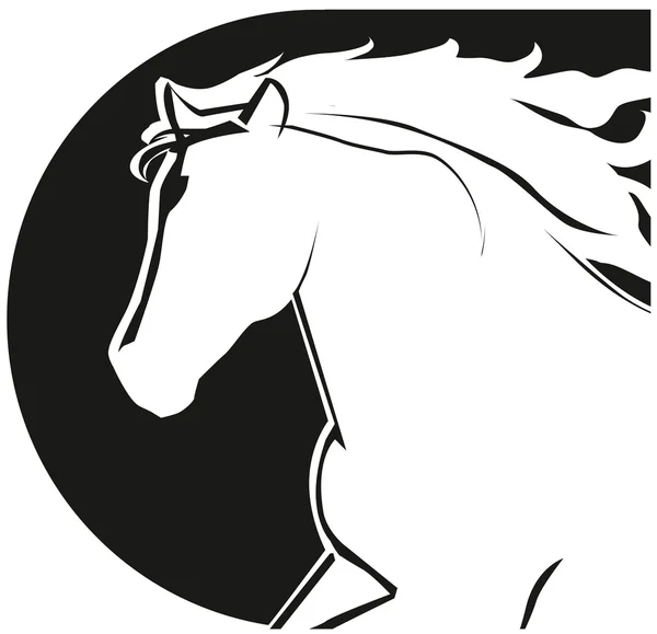 Horse head icon — Stock Vector