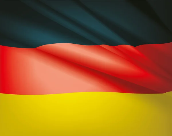 Bandeira da Alemanha, fundo vetorial — Vetor de Stock