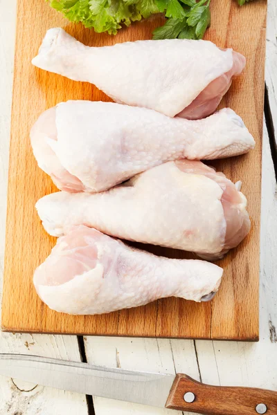 Surowe paluszki z kurczaka — Zdjęcie stockowe