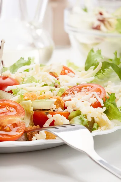 Detailní záběr salátu — Stock fotografie