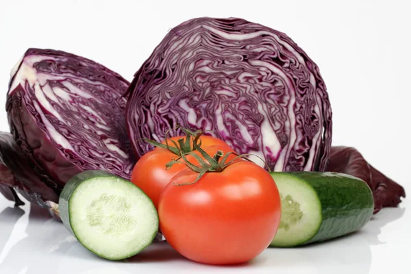 Red cabbage and other — Stock Photo, Image