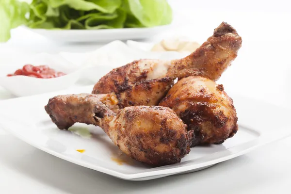 Chicken Drumsticks. Selective focus — Stock Photo, Image