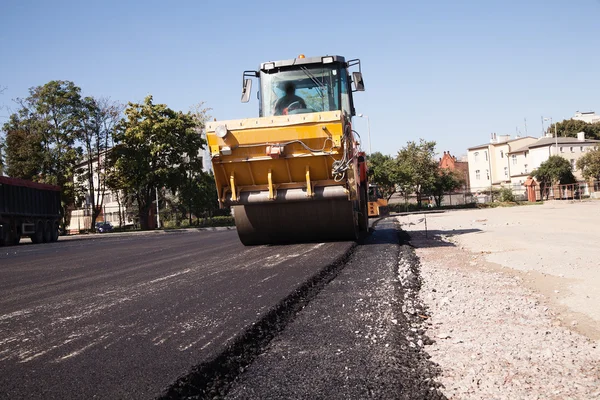 Asphalt paving Royalty Free Stock Photos