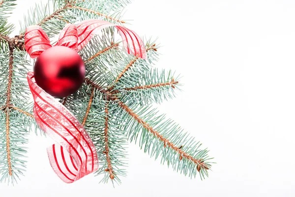 Rote Weihnachtsdekoration — Stockfoto