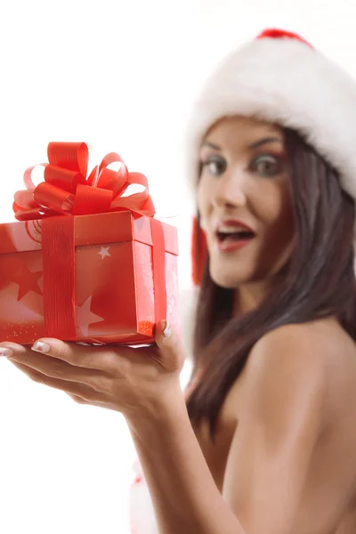 Sexy young Santa Girl — Stock Photo, Image