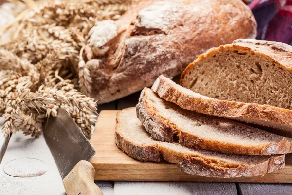 Snijd roggebrood — Stockfoto