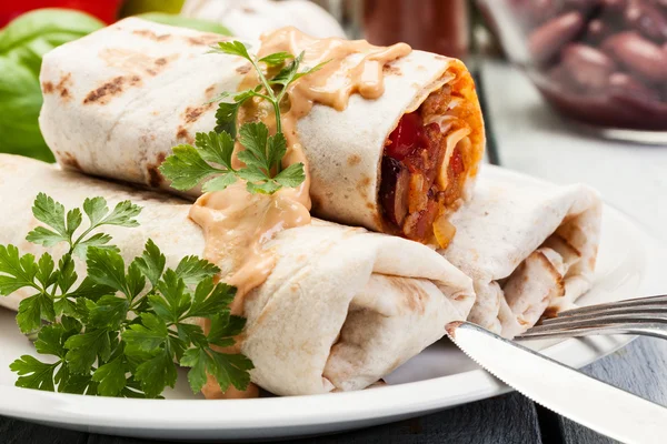 Mexikói Burritos — Stock Fotó