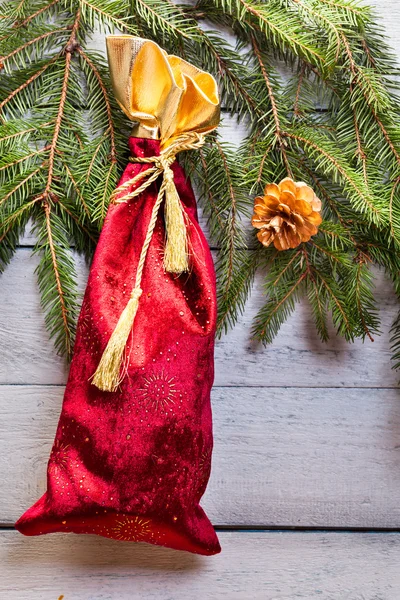 Рождественский мешок — стоковое фото