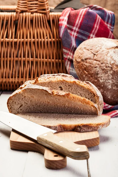 Sliced rye bread — Stock Photo, Image