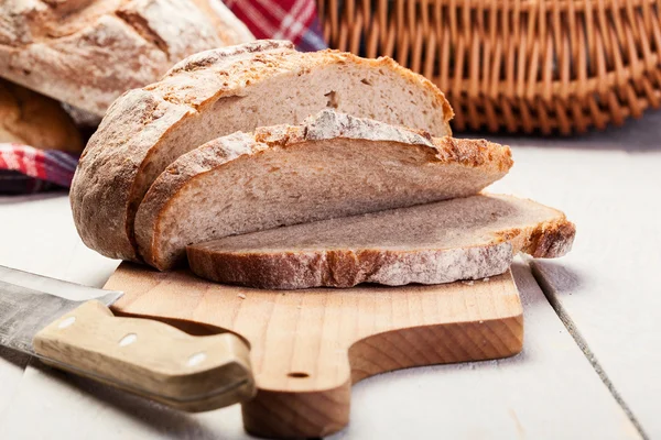 Pane affettato di segale — Foto Stock