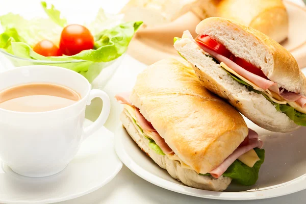 Italian panini sandwich — Stock Photo, Image