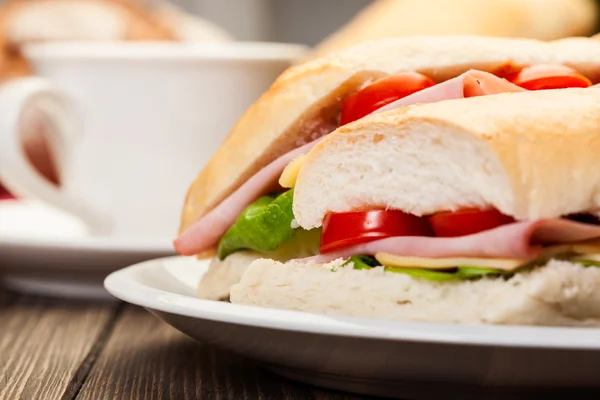 İtalyan sandviçi. — Stok fotoğraf
