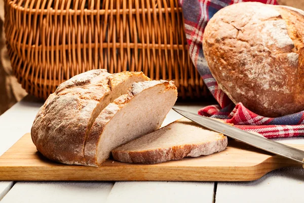 Chleb żytni w plasterkach — Zdjęcie stockowe