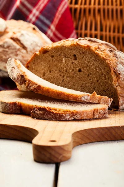 Snijd roggebrood — Stockfoto