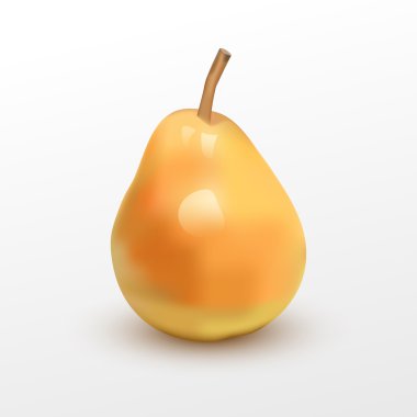 Vector illustration of pear. clipart