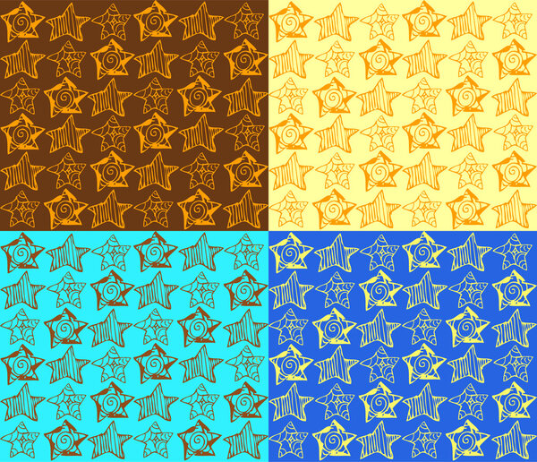 Векторный фон со звездами
.