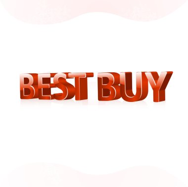 Best buy sign. Vector illustration. clipart