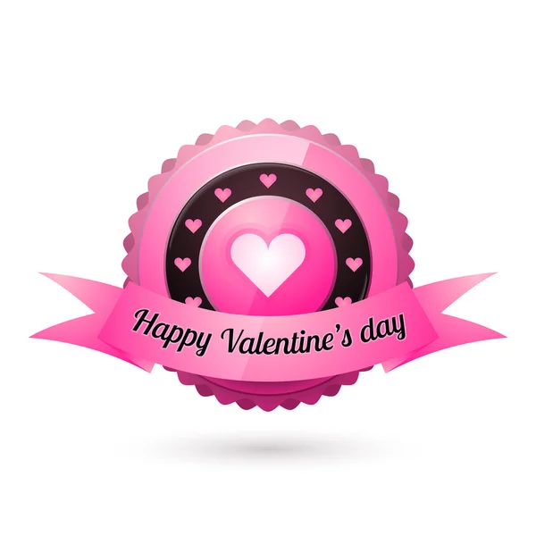 Vector Greeting Card Valentine Day — Stock Vector