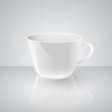 Vector illustration of coffee cup. clipart