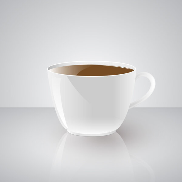 Vector illustration of coffee cup.